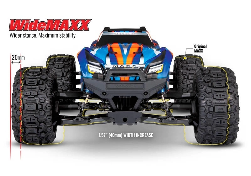 Traxxas WideMAXX 1:10 RTR TSM 4S Brushless Monster-Truck Grün – Bild 4