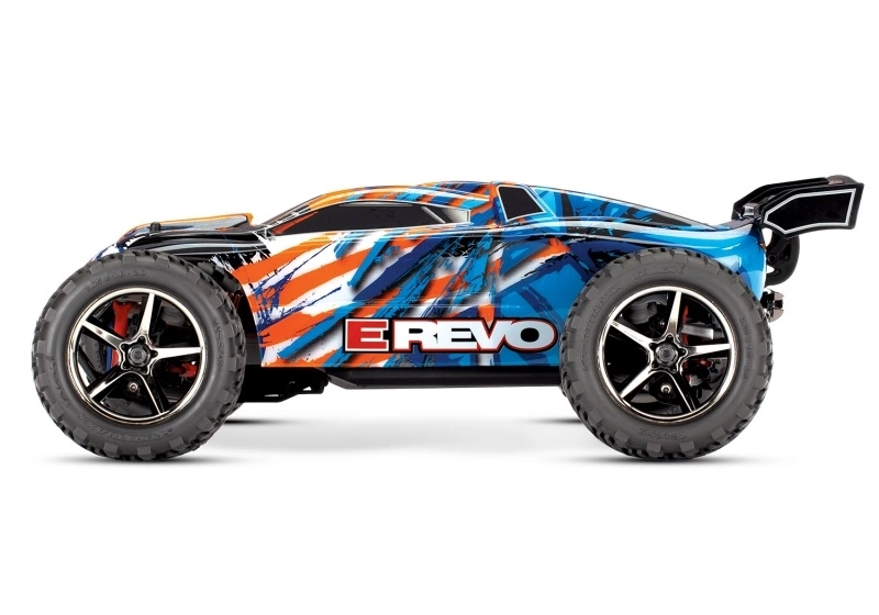 Traxxas E-Revo 1/16 4x4 Brushed TQ Inkl. Akku Und Lader, Orange – Bild 7