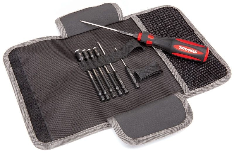 Traxxas Werkzeugset Innensechskant Und Steckschlüssel Inkl. Tasche 7-teilig