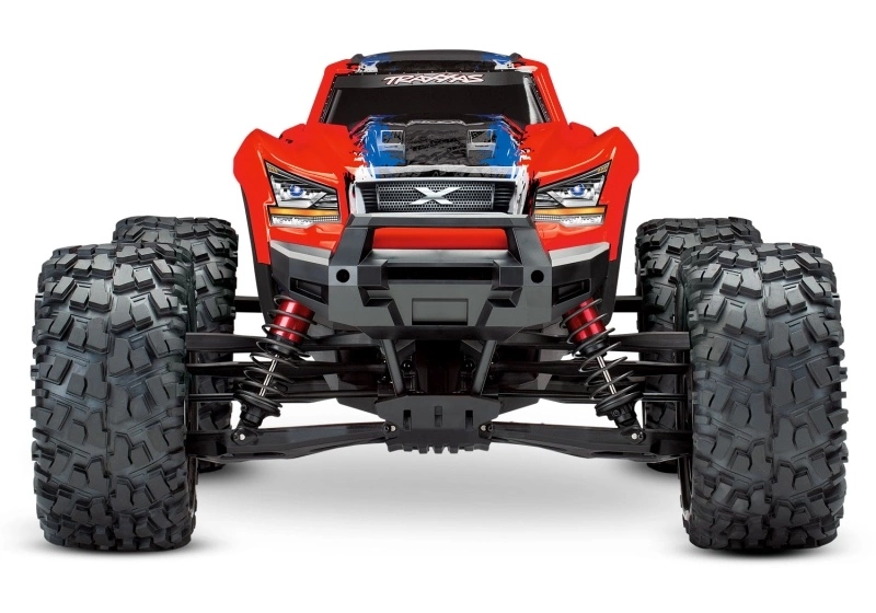 Traxxas X-MAXX 8S 4WD Brushless Monstertruck RedX +2x4S Lipo, Lader 2X 4S Gensace 6750 Lipo + Duoladegerät+ LED Set 7885 – Bild 2