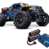 X-MAXX 8S 4WD BL Monstertruck Rock N' Roll, LiPos Und Lader Mit ID Ladegerät Und 2X 6700 Traxxas ID Lipo