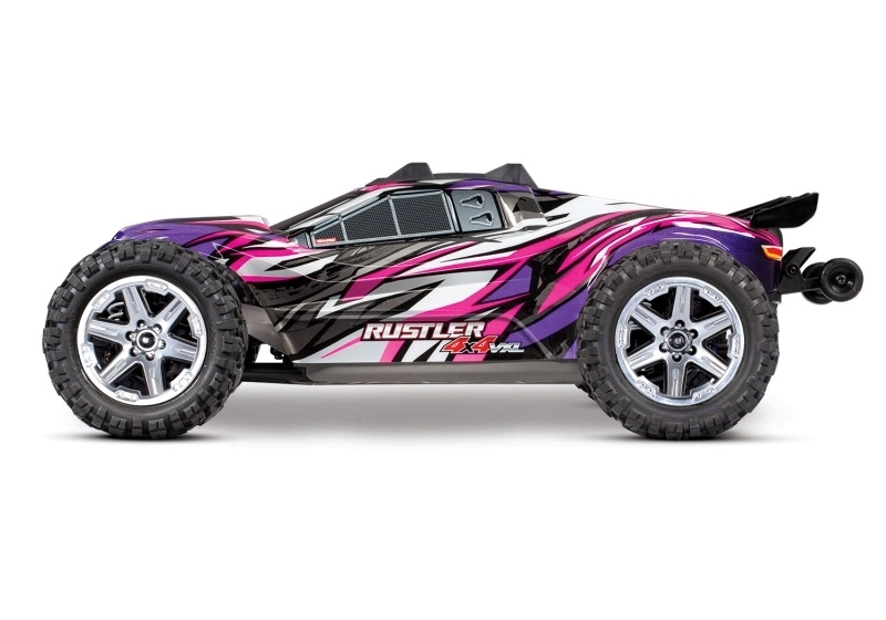 Traxxas Rustler 4x4 VXL BL 1/10 4WD Stadium Truck RTR Pink Edition – Bild 4