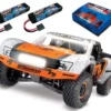 Traxxas Unlimited Desert Racer 4x4 Racing Truck Inkl. LED Bis 6S Fox + 2x2S LiPo & Duo Ladegerät