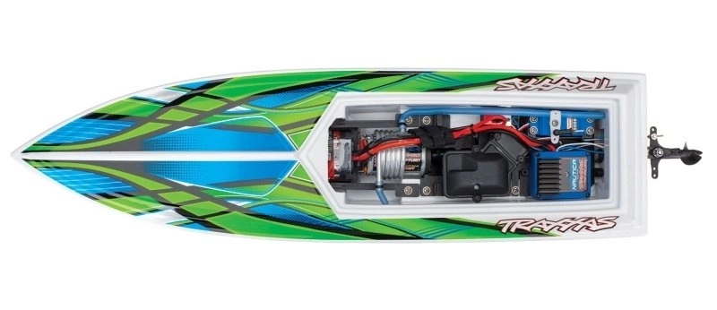 Traxxas BLAST High Performance Rennboot TQ Grün Mit Akku + Ladegerät – Bild 5