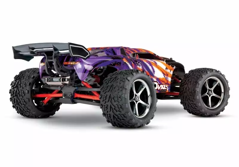 Traxxas E-Revo VXL Purple 1/16 RTR 2.4GHz +TSM + 12V-Lader, Akku – Bild 2