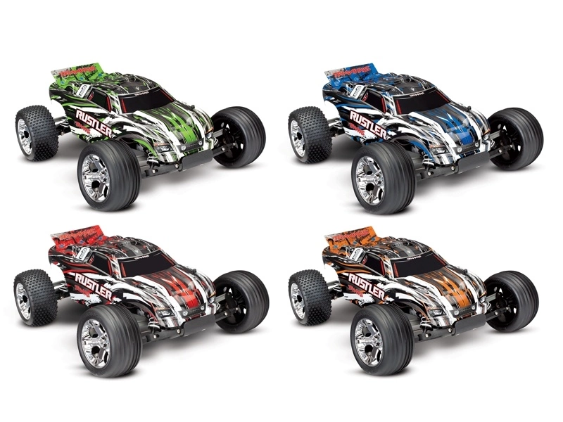 Rustler 1/10 2WD Waterproof Stadium Truck RTR + Traxxas NIMH-Akku & Traxxas Ladegerät – Bild 9