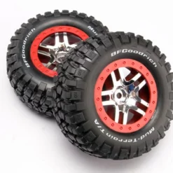 Traxxas Reifen Auf Felge Chrome Slash 4x4