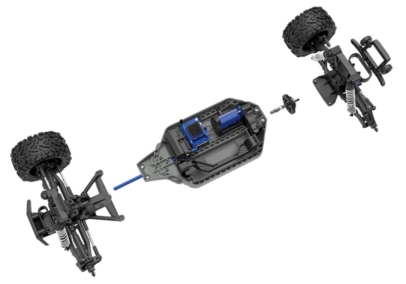 Traxxas Rustler 4x4 VXL BL 1/10 4WD Stadium Truck RTR Pink Edition – Bild 7