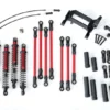 Traxxas Long Arm Lift Kit Komplett In Rot Für TRX-4