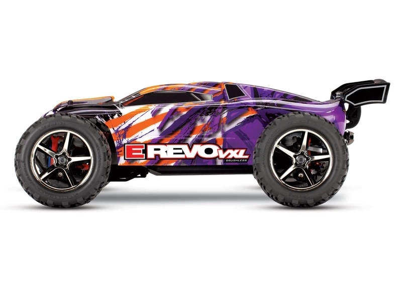 Traxxas E-Revo VXL Purple 1/16 RTR 2.4GHz +TSM + 12V-Lader, Akku – Bild 3