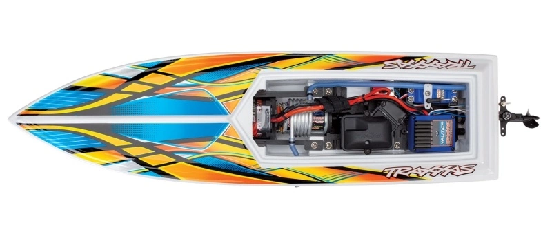 Traxxas BLAST High Performance Rennboot TQ Orange + Akku + Ladegerät – Bild 7