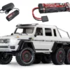 TRX-6 Mercedes-Benz G63 AMG 6x6 RTR 1/10 6WD Crawler Weiß Inkl. Original Traxxas NiMh Akku + Ladegerät