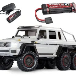 TRX-6 Mercedes-Benz G63 AMG 6x6 RTR 1/10 6WD Crawler Weiß Inkl. Original Traxxas NiMh Akku + Ladegerät