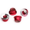 Traxxas Aluminium Stoppmuttern Selbstsichernd 5mm, Rot Eloxiert (4)