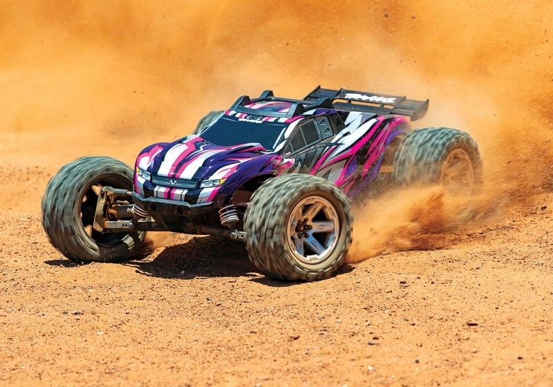 Traxxas Rustler 4x4 VXL BL 1/10 4WD Stadium Truck RTR Pink Edition – Bild 6