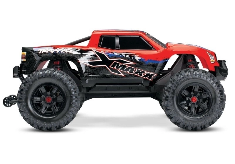 Traxxas X-MAXX 8S 4WD Brushless Monstertruck RedX +2x4S Lipo, Lader 2X 4S Gensace 6750 Lipo + Duoladegerät+ LED Set 7885 – Bild 4