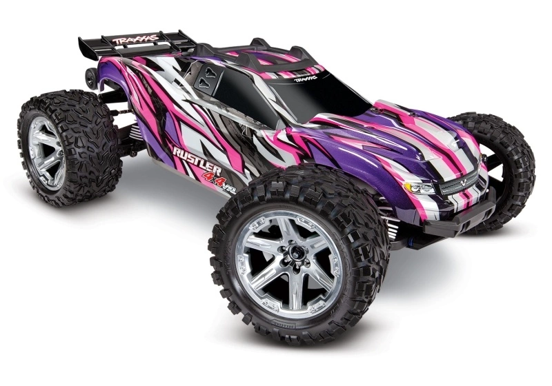 Traxxas Rustler 4x4 VXL BL 1/10 4WD Stadium Truck RTR Pink Edition