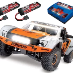 Traxxas Unlimited Desert Racer 4x4 Racing Truck Inkl. LED Bis 6S Fox + 2x3S LiPo & Duo Ladegerät