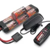 Traxxas 230V Schnell-Ladegerät 2A Inkl. NiMH Akku 3000mAh 8,4V Akku Und Ladegerät Komplett Set