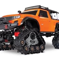 Traxxas TRX-4 Sport Mit All Terrain Traxx Ketten, LED RTR, Orange