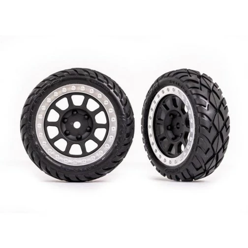 Traxxas 2479G Komplettrad Anaconda 2.2 Graphite-grau Satin-Chr (2) Ba