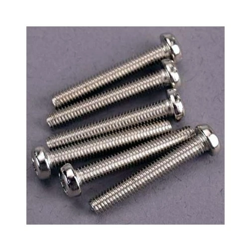 Traxxas 2566 Rundkopf-Schraube M3x20mm (6)