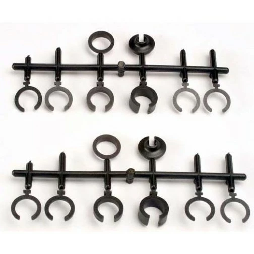 Traxxas 2668 DĂ€mpfer- Clips/Federteller