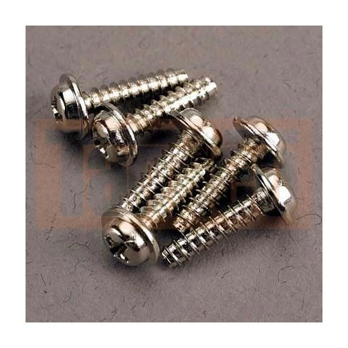 Traxxas 3286 Kragen-Schneidschraube 3x12mm (6)