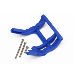 Traxxas 3677X Wheelie Bar-Halterung Blau