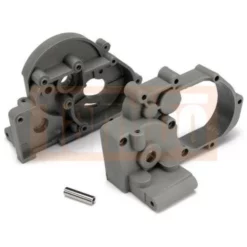 Traxxas 3691A Getriebegehäuse Grau Mit Achse