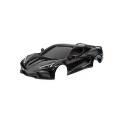 Traxxas 9311A Karosserie Chevy Corvette Stingray Schwarz Lackiert Ink